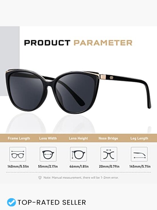 Cat Eye Sunglasses Trendy Wrap Around UV400 Protection for Women main image 7